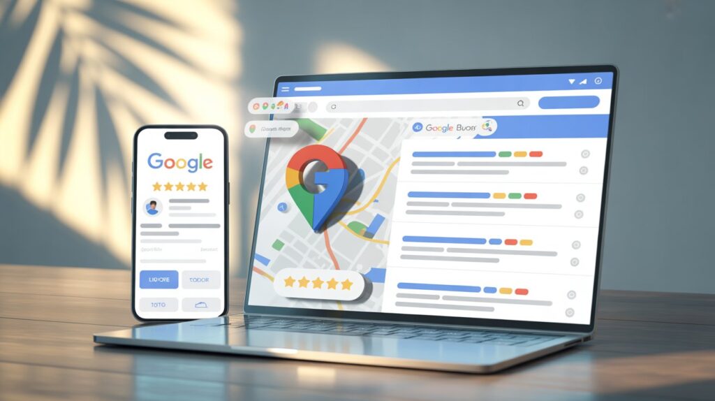 Google My Business optimization in Kerala local SEO strategy by Breathe Innovations