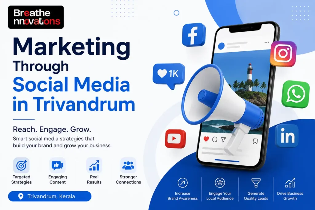 Marketing Through Social Media in Trivandrum by Breathe Innovations Marketing Through Social Media in Trivandrum by Breathe Innovations