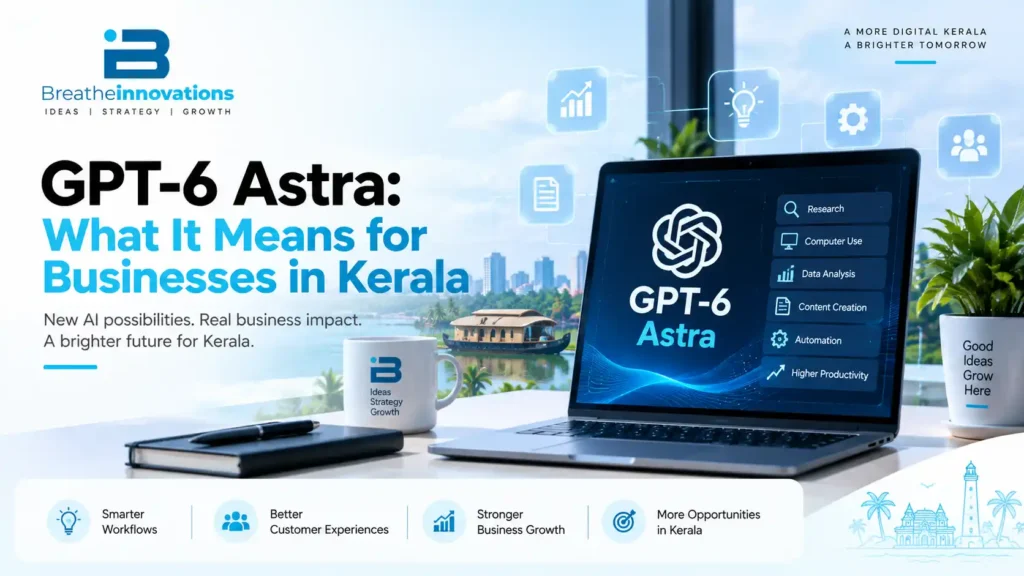 GPT-6 Astra for businesses in Kerala – Breathe Innovations AI technology blog banner