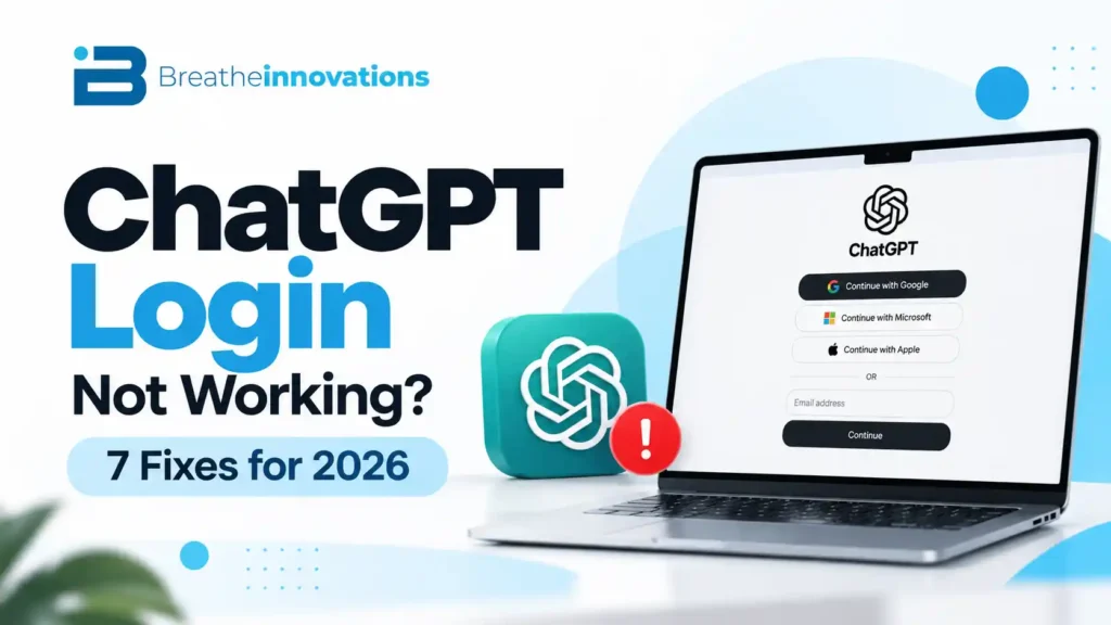 ChatGPT Login not working with sign-in options and troubleshooting fixes Image Title: